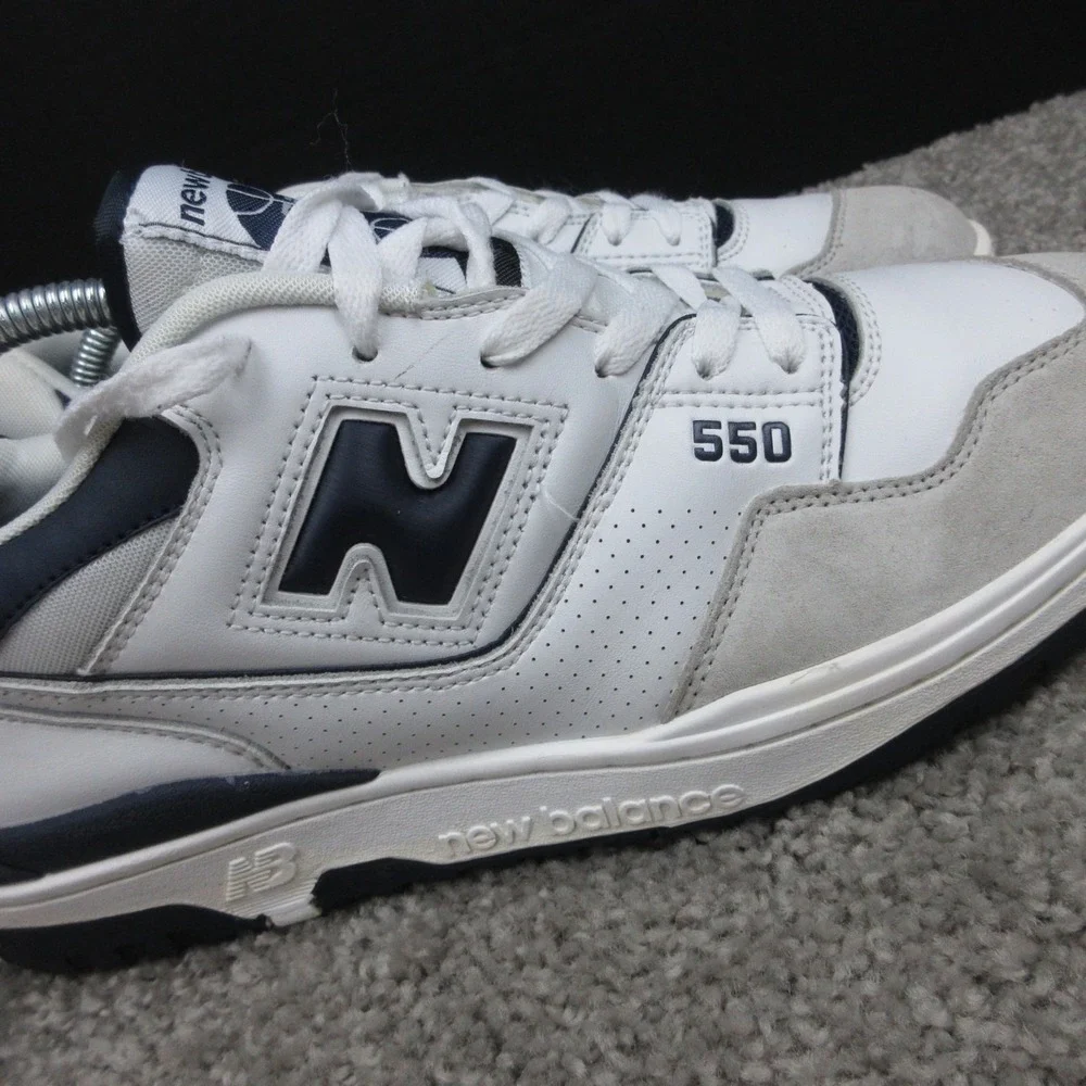 New Balance Sneakers Mens Size 10 US 550 Basketball BB550WA1 Navy Shoes Trainers